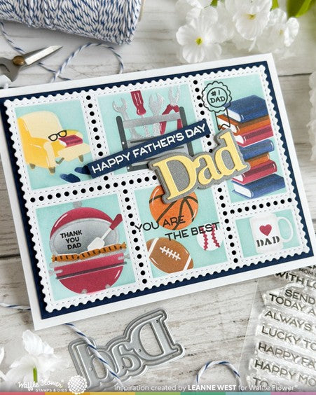 Waffle Flower - Stamp Mom & Dad Sentiments