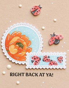 Waffle Flower - Ladybug Die***