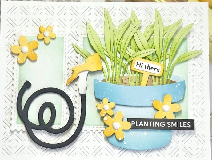 Waffle Flower - Postage Collage Gardening Add-ons die - 422484