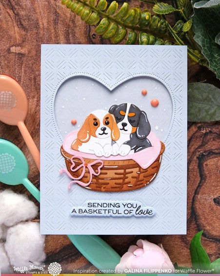 Waffle Flower Designs - Basketful Base die***