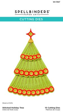 Spellbinders - S4-1367 Stitched Holiday Tree Die........