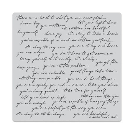 Hero Arts - Positive Script Bold Prints CG911