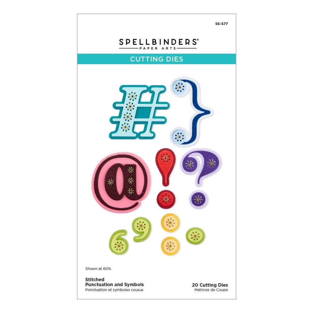 Spellbinders - S5-577 Stitched Punctuation & Symbols........