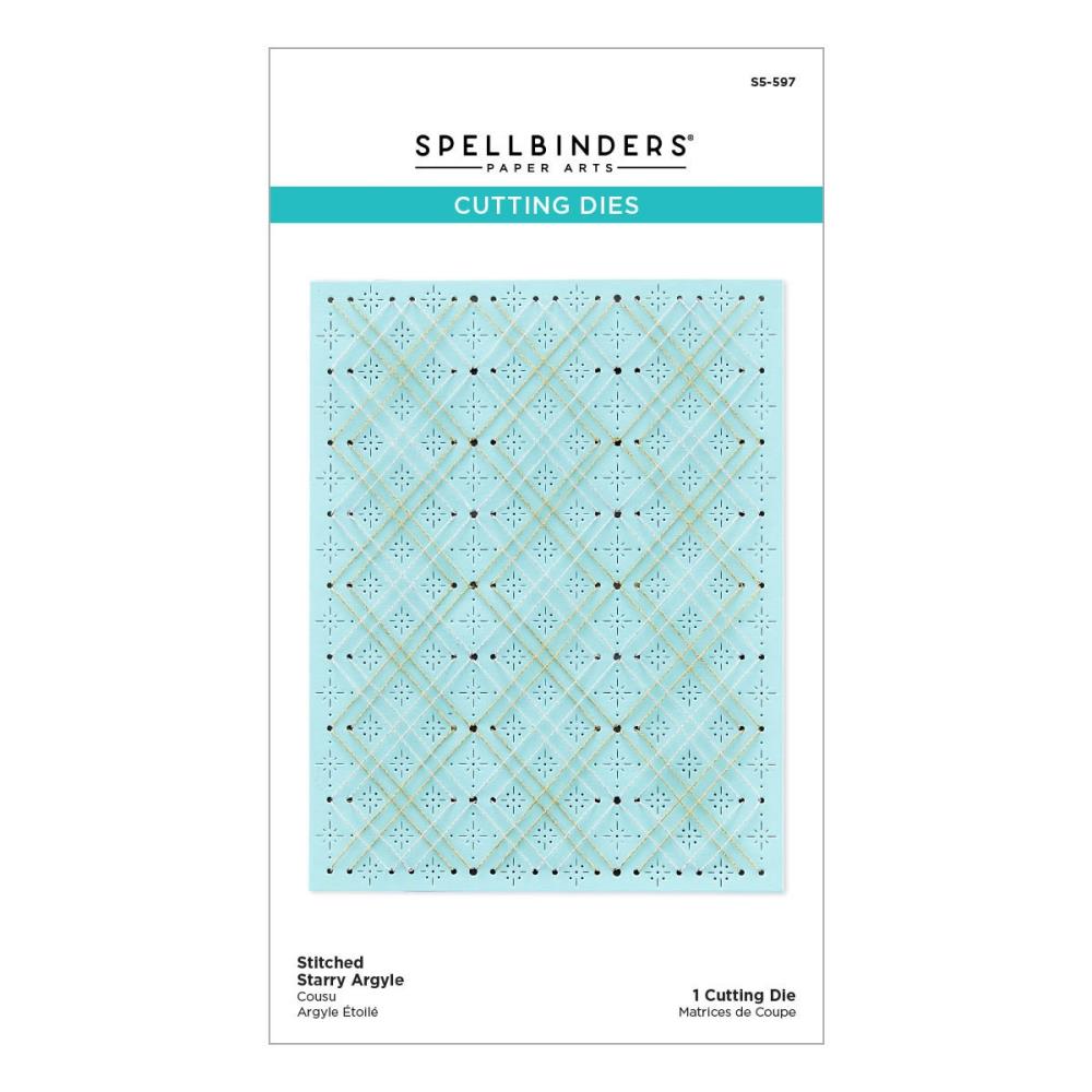 Spellbinders - S5-597 Stitched Starry Argyle........