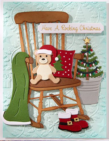 Spellbinders - S6-258 Christmas Rocking Chair ……..sold out