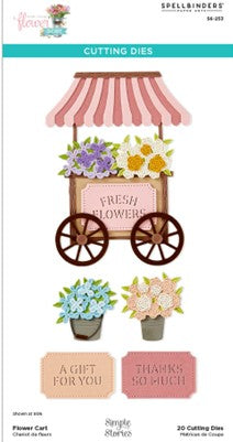 Spellbinders and Simple Stories - S6-253 Flower Cart