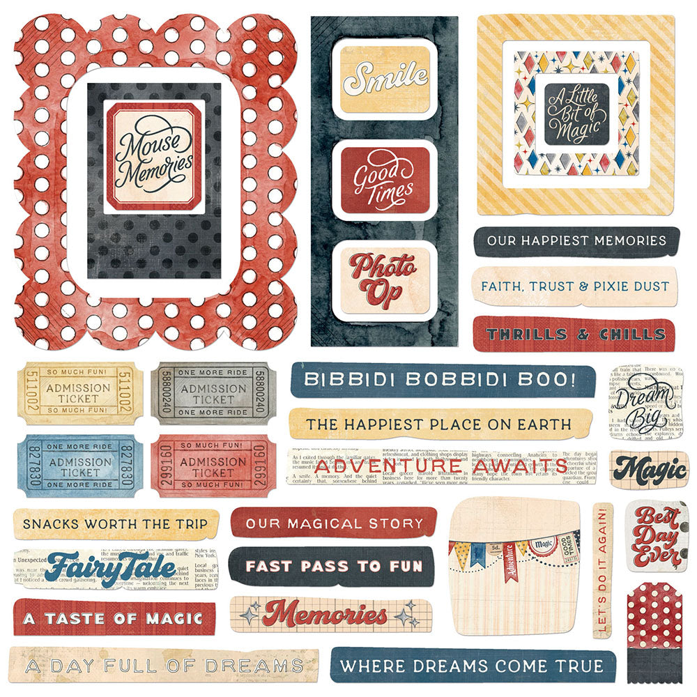 49 & Market - Mouse & Co Chipboard Set (MMC-37722)…