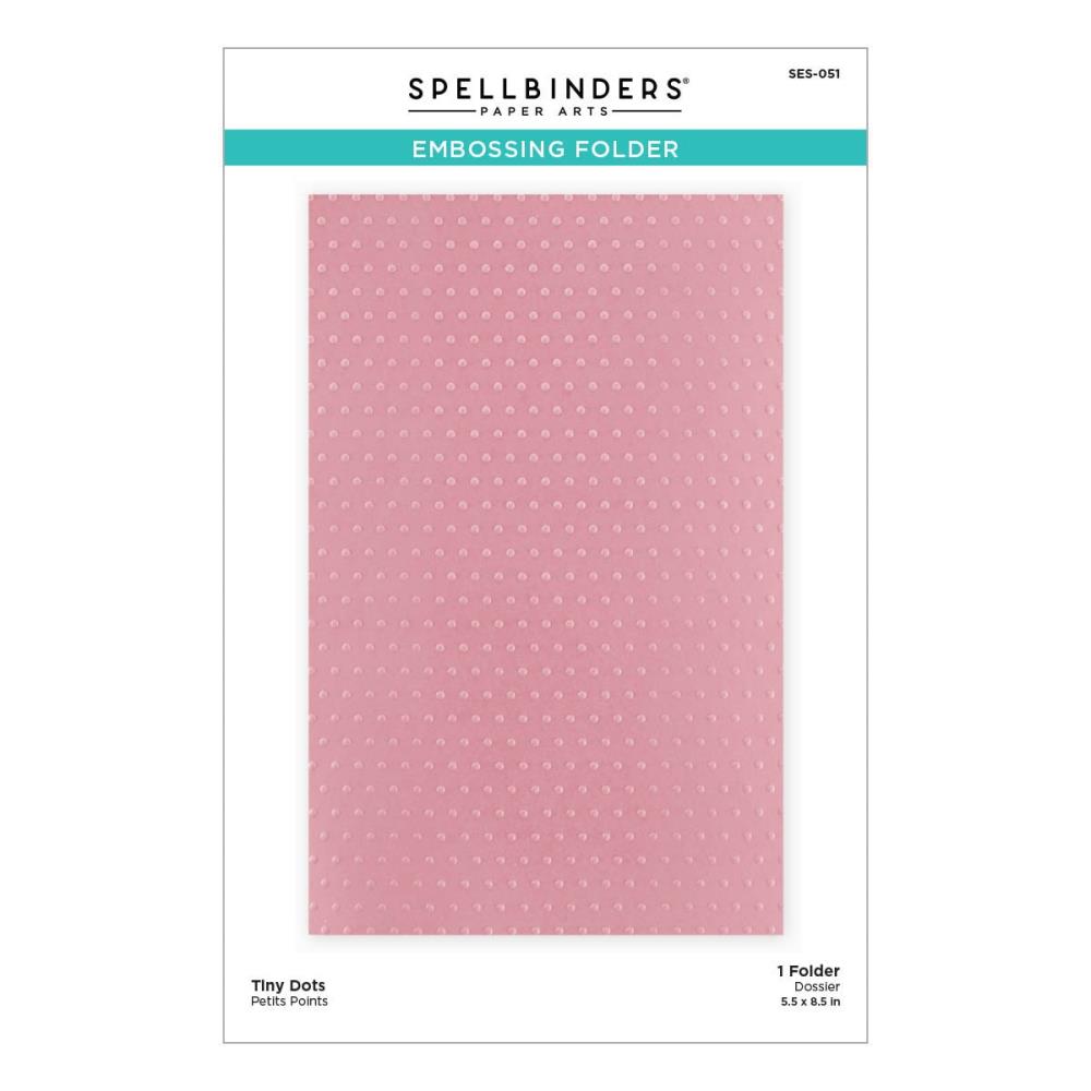 Spellbinders - SES-051 Tiny Dots Embossing Folders........
