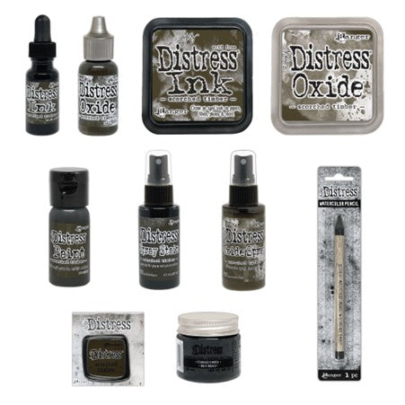 Tim Holtz Distress Scorched Timber - full kit