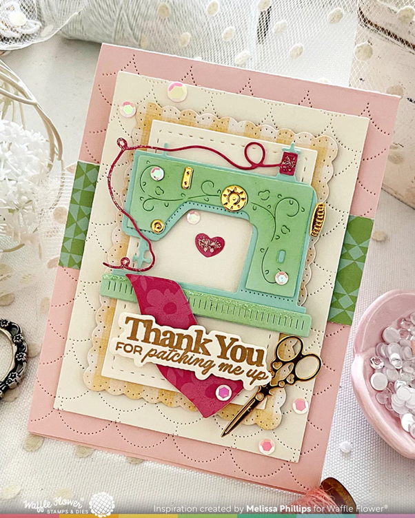 Waffle Flower - Sew Fun die set