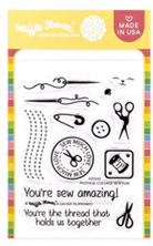 Waffle Flower - Postage Collage - Sew Fun stamp set