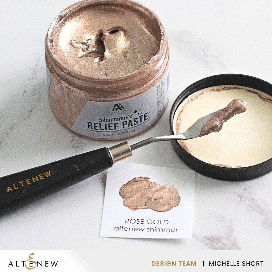 Altenew - Shimmer Relief Paste - Rose Gold …….