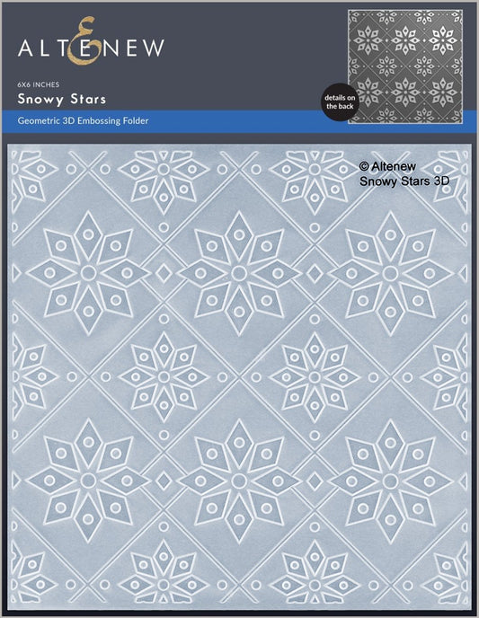 Altenew - Snowy Stars 3D Embossing Folder