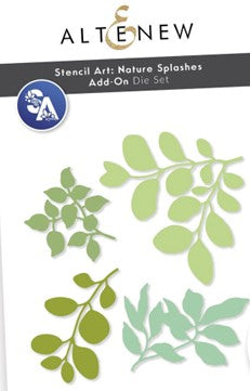 Altenew - Stencil Art: Nature Splashes Add-on Die Set……..