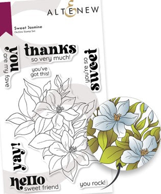 Altenew - Sweet Jasmine stamp set