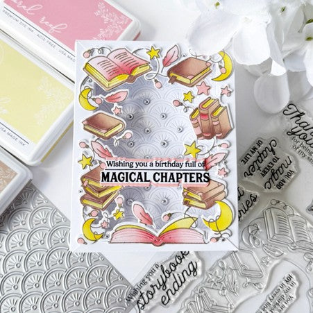 PinkFresh Studios - Twilight Tales (Stamp, Die & Stencil set)