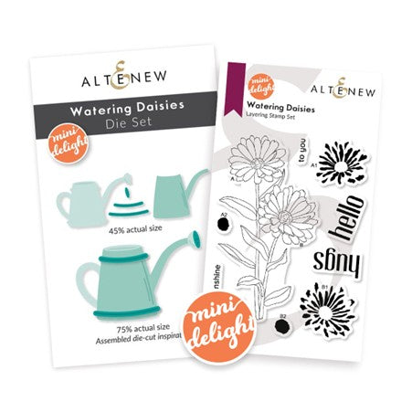 Altenew - Mini Delight - Watering Daisies (stamp and die set)