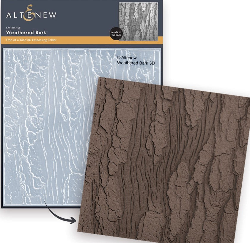 Altenew - Weathered Bark Embossing Folder…