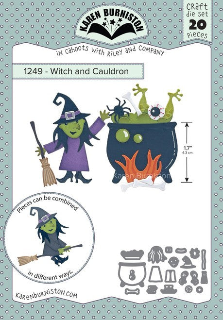Karen Burniston - 1249 Witch and Cauldron