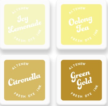 Altenew - Wood Warbler Cube Fresh Dye Ink Pad set