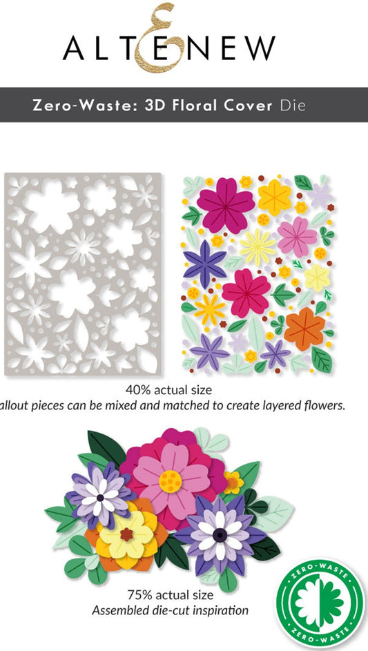Altenew - Zero Waste 3D Floral Cover die set