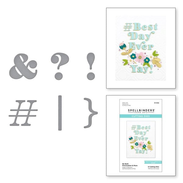 Spellbinders S1-042 Be Bold Punctuation & More