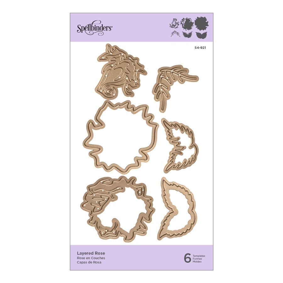 Spellbinders S4-921 Layered Rose