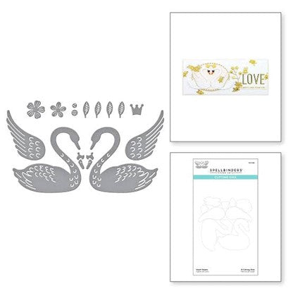 Spellbinders S4-1120 Heart Swans.......