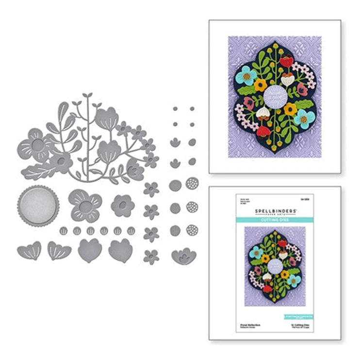 Spellbinders S4-1258 Floral Reflection