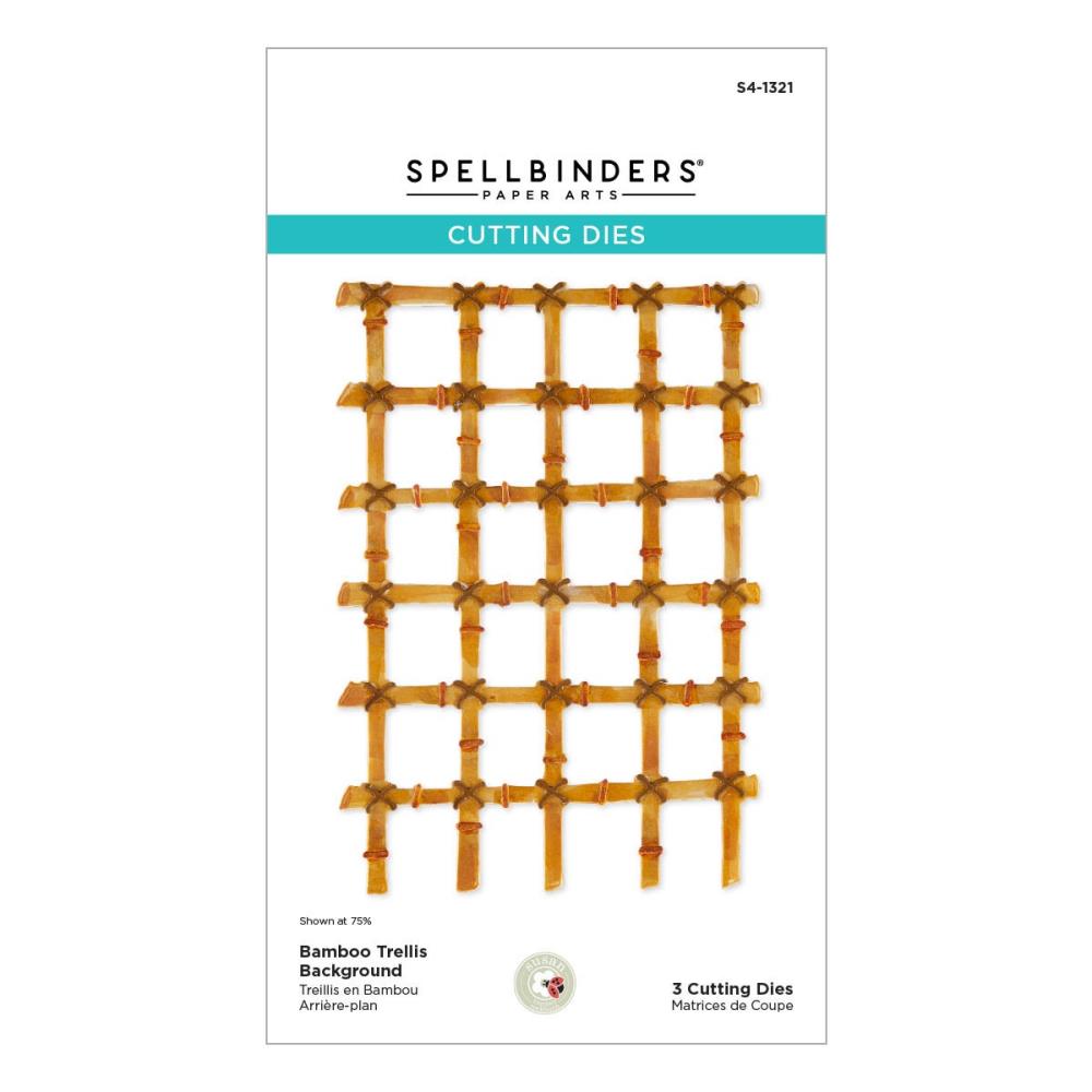 Spellbinders S4-1321 - Bamboo Trellis, Through the Arbour Garden die