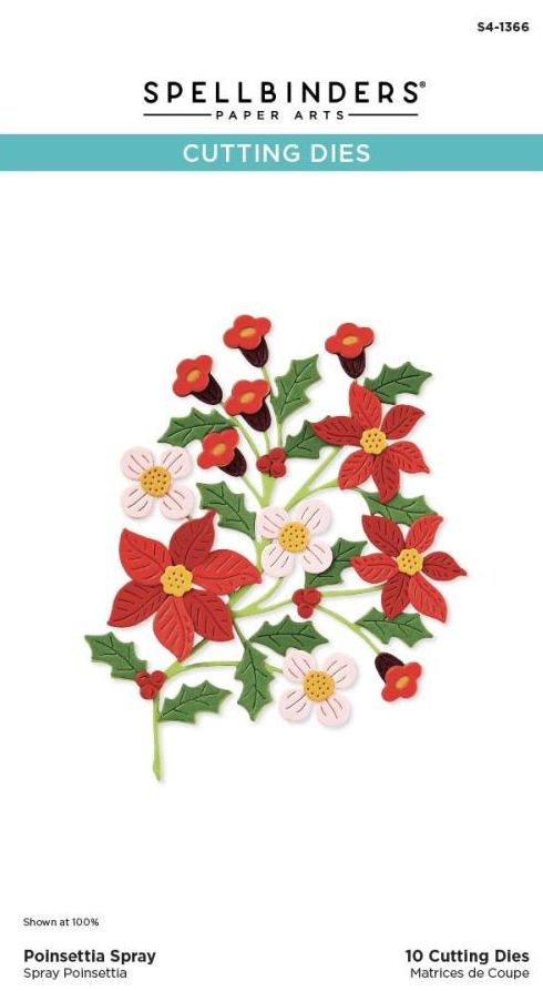Spellbinders - Poinsettia Spray S4-1366......