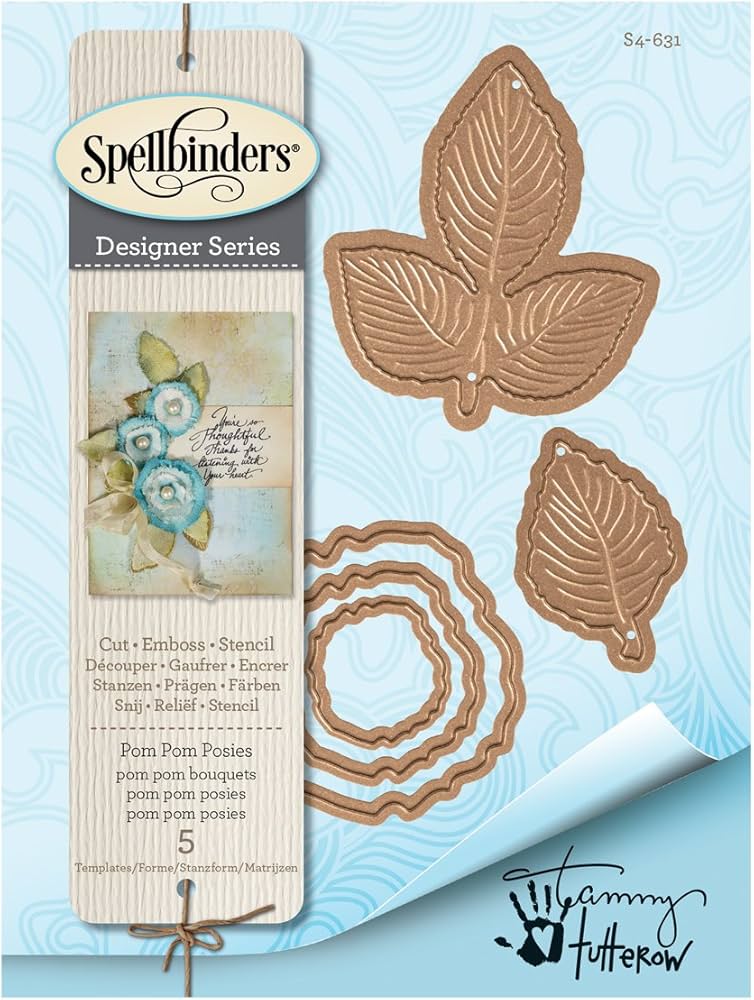 Spellbinders S4-631 Pom Pom Posies