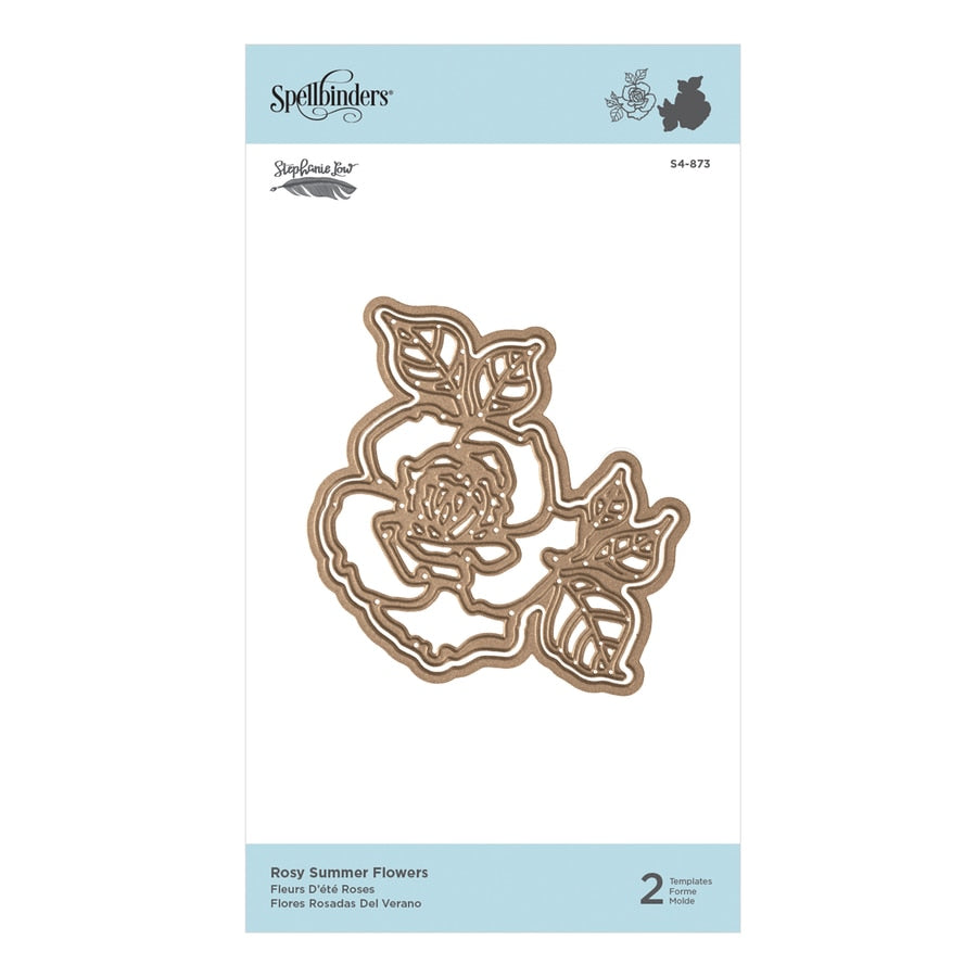 Spellbinders S4-873 Rosy Summer Flowers