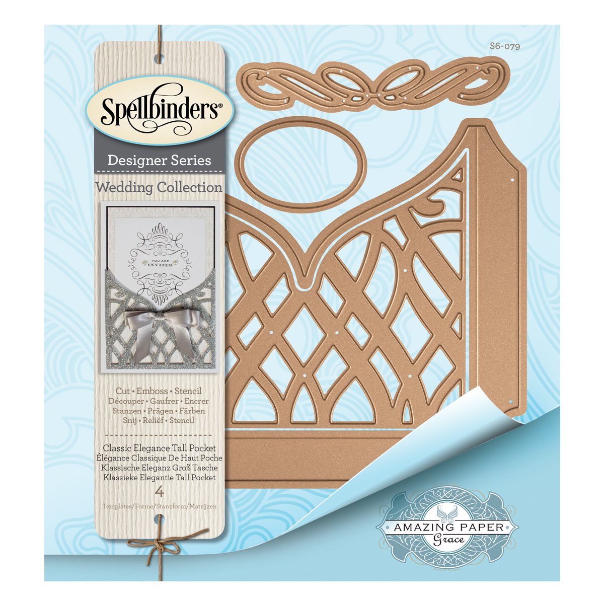 Spellbinders S6-079 Classic Elegant Tall Pocket