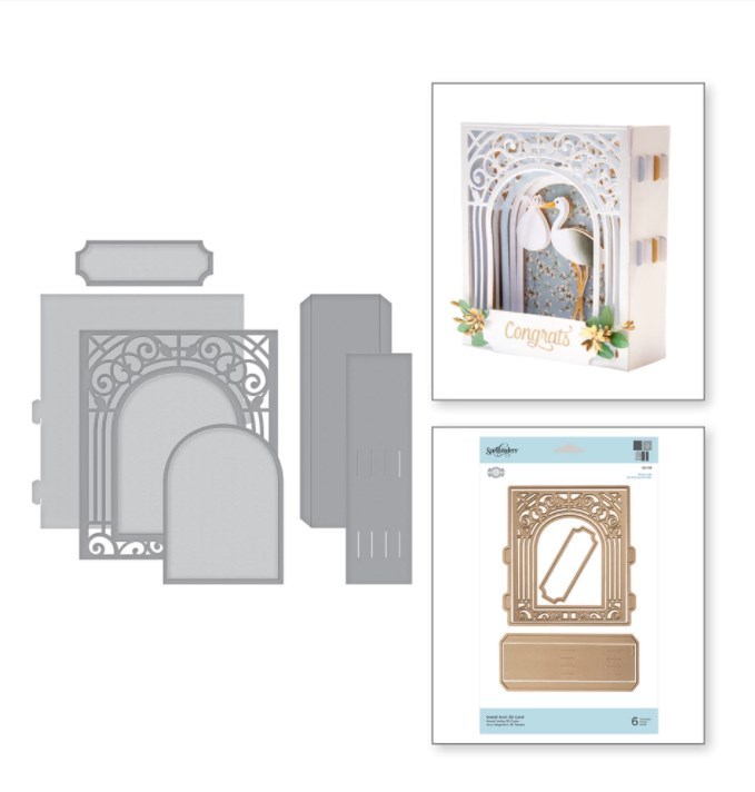 Spellbinders S6-138 Grand Arch 3D Card