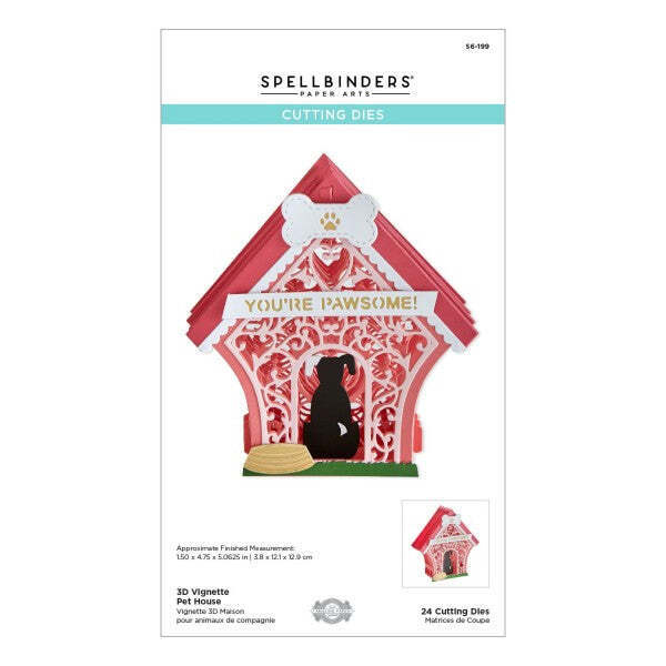 Spellbinders S6-199 3D Vignette Pet House