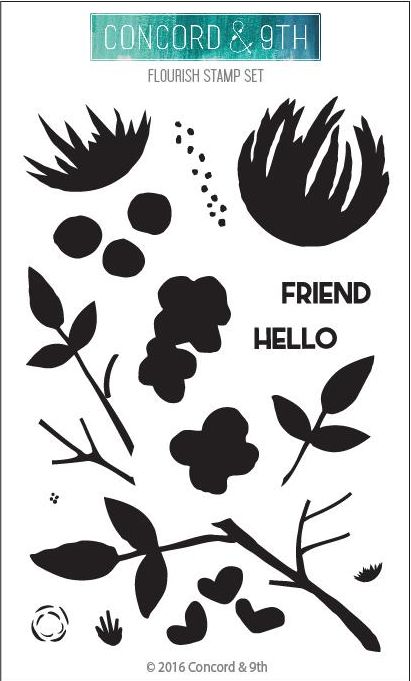 Concord & 9th - 10079 Flourish stamp set……..