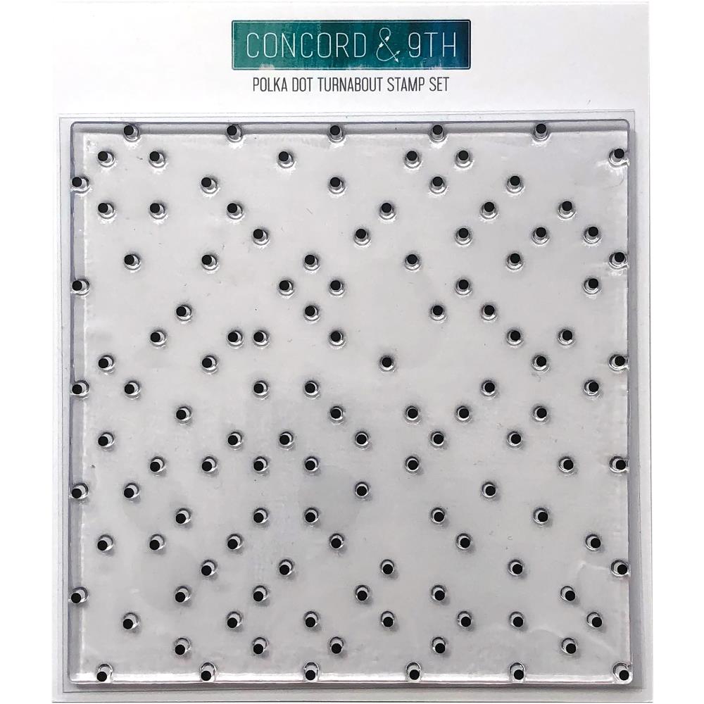 Concord & 9th - 10301 6x6 Polka Dot Turnabout stamp…..
