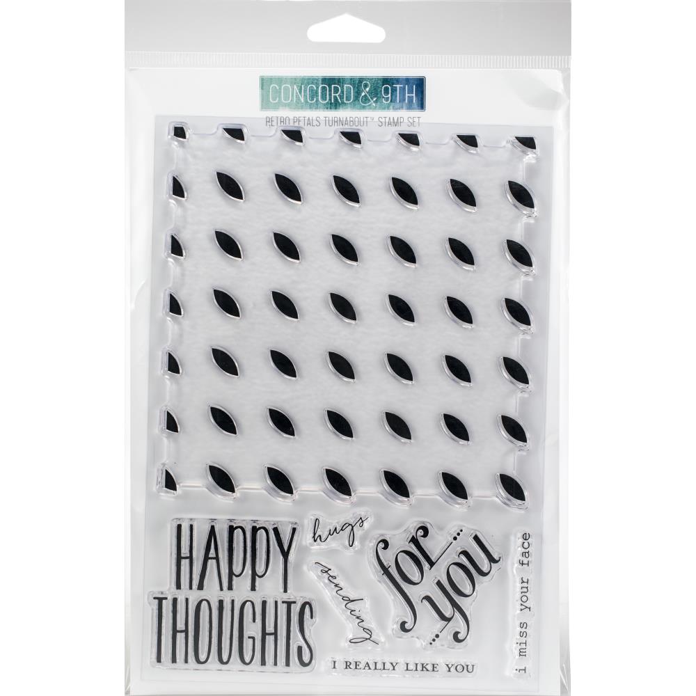 Concord & 9th - 10394 Retro Petals Turnabout Stamp…….