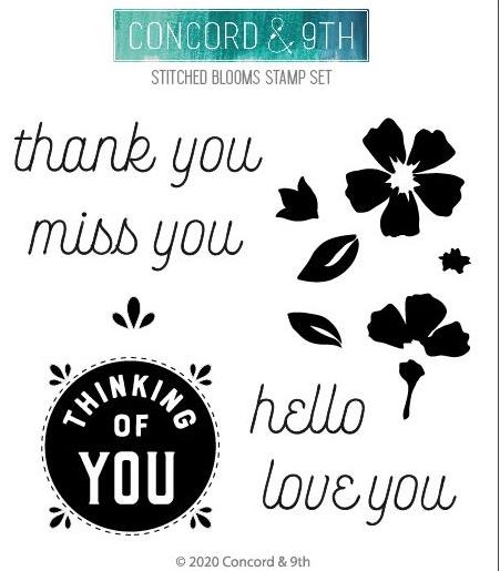 Concord & 9th - 10785 Stitched Blooms…….