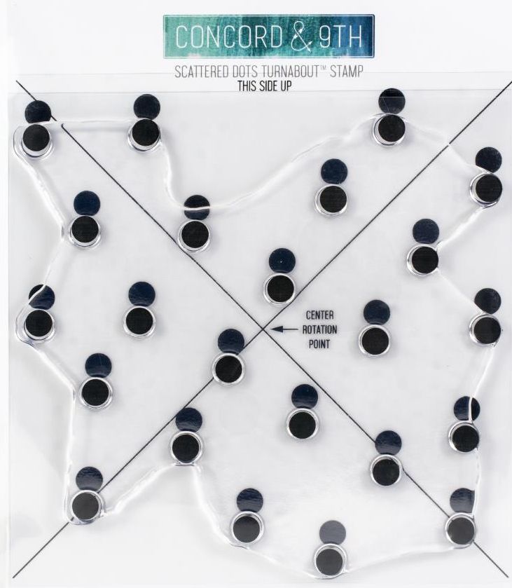 Concord & 9th - 10940 Scattered Dots Turnabout Stamp……