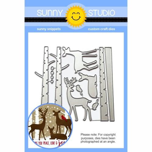 Sunny Studio Stamps - Rustic Winter die (118)