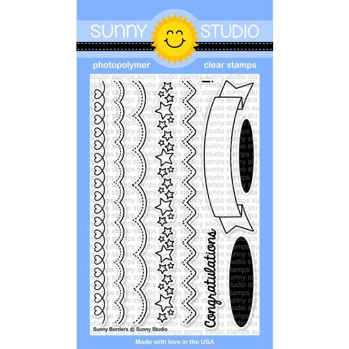 Sunny Studio Stamps - Sunny Borders (stamp & die bundle).......