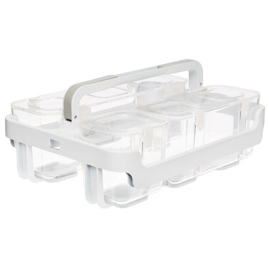 Deflecto Caddy Organiser with small, medium and large components (29003CR)