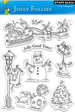 Penny Black Unmounted Stamp Set 30-038 Jolly Follies..