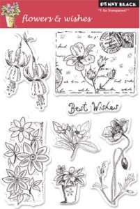 Penny Black - 30-047 Flowers & Wishes..