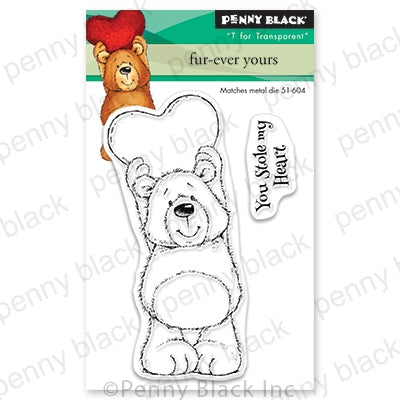 Penny Black - 30-652/51-604 Fur-Ever Yours (stamp & die bundle)