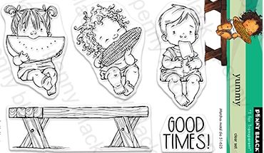 Penny Black - 30-675 Yummy (stamp & die bundle)