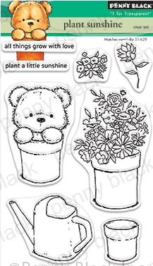 Penny Black - 30-687 Plant Sunshine (stamp & die bundle)