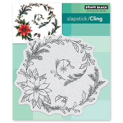 Penny Black - 40-648 Poinsettia Spirals